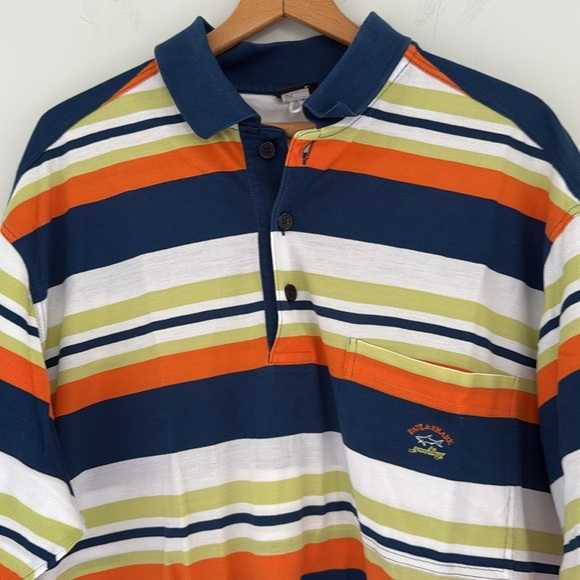 Paul & Shark Multicolor Striped Polo Size Large - Picture 2 of 8